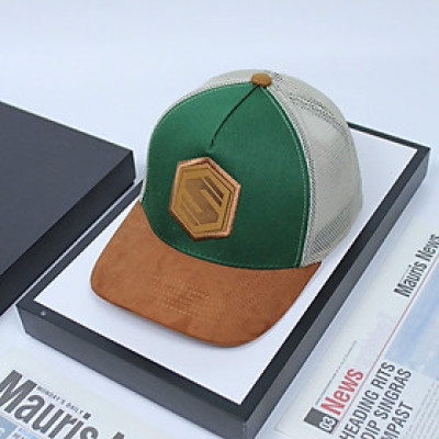 Nón kết, mũ lưỡi trai Trucker Shelby vải kaki phối lưới form chuẩn thời trang