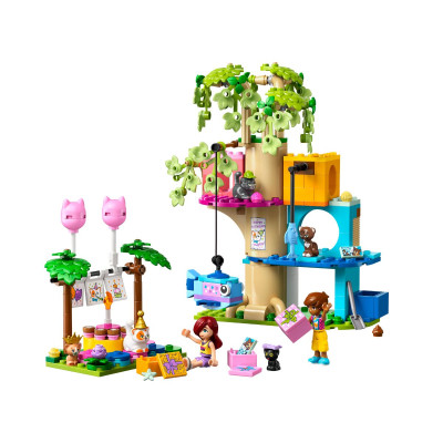 Đồ Chơi Lắp Ráp Nhà Cây Và Bữa Tiệc Sinh Nhật Mèo Con LEGO FRIENDS 42666 (321 chi tiết)