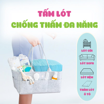 Miếng lót cho mẹ và bé Enjoy 40x60 cm thấm hút, chống tràn hiệu quả
