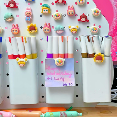 Nam châm siêu mạnh hít tủ lạnh Dola Home Baby khóc, hộp mù blind box, đính thời khóa biểu, sticker, giấy note, decor phòng ngủ