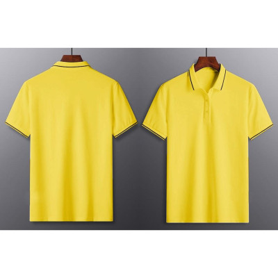 Áo Thun Có Cổ Cá Sấu Mè 4 Chiều Màu Vàng Cúc Thời Trang 24h