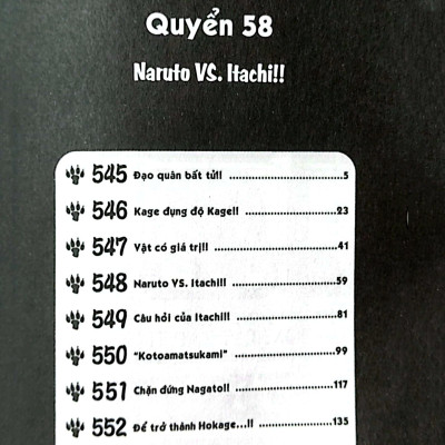 Naruto - Tập 58: Naruto VS. Itachi!! (Tái Bản 2022)