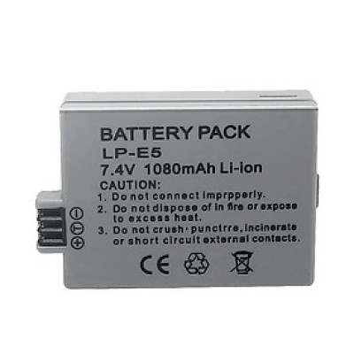 Pin Dành Cho Máy Ảnh Canon 1080mAh 7.4V LP-E5 - Hàng Nhập Khẩu