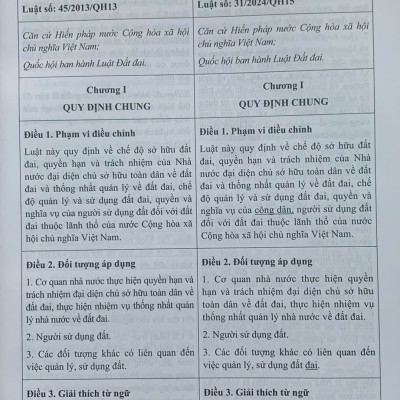 Nội dung kế thừa, bổ sung, đổi mới của Luật Đất đai năm 2024 so với Luật Đất đai năm 2013