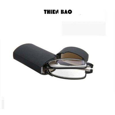 Kính lão thị, viễn thị Nam nữ gọn nhẹ KVN44 tròng Nhật bản gọng rút chuẩn độ cao cấp mini