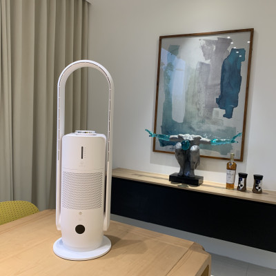 [Nhập CECAMP300KD1 giảm 300K] Combo Máy Lọc Không Khí Bù Ẩm ULTTY SKJ - CR022 Dạng Quạt, Khử Khuẩn Bằng Tia UV + Màng lọc HEPA H14 Nano Phân Tử Bạc - Hàng Chính Hãng