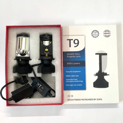 Siêu Sáng và Chống Chói: Đèn Pha Bi Cầu T9 Led HI/LO Cho Ô Tô và Xe Máy Loại Tốt, ĐÈN TRANG TRÍ