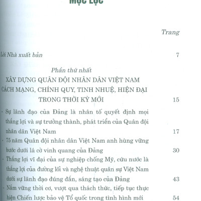 MỘT SỐ VẤN ĐỀ VỀ ĐƯỜNG LỐI QUÂN SỰ, CHIẾN LƯỢC QUỐC PHÒNG TRONG SỰ NGHIỆP XÂY DỰNG VÀ BẢO VỆ TỔ QUỐC VIỆT NAM XÃ HỘI CHỦ NGHĨA THỜI KỲ MỚI - Nguyễn Phú Trọng - NXB Chính trị quốc gia sự thật