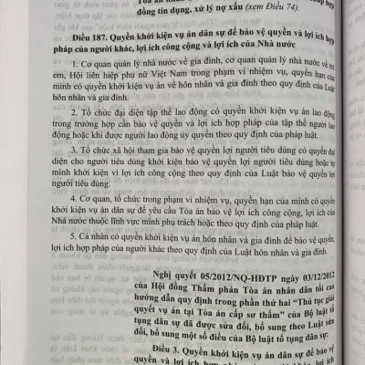 Chỉ dẫn tra cứu, áp dụng Bộ luật tố tụng dân sự năm 2015