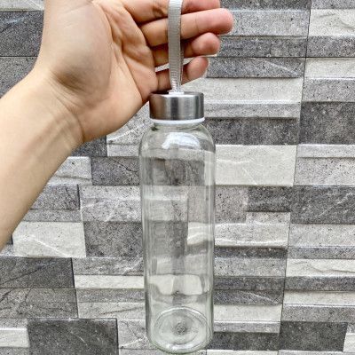 Bình nước thủy tinh saffron Kingdom Herb cao cấp 500ml