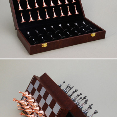 Bộ cờ vua bằng kim loại cao cấp