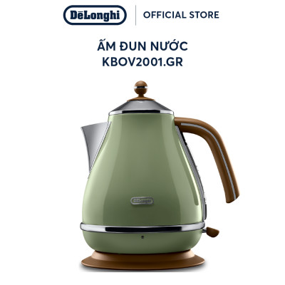 [Hàng chính hãng] Ấm đun nước siêu tốc DeLonghi Icona Vintage KBOV2001 (BG/ GR)