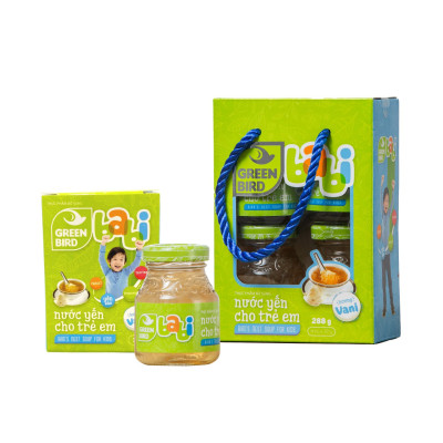 Combo 5 hũ Nước Yến Cho Trẻ Em Green Bird Babi - GREEN BIRD - Hương Vani - (72g)