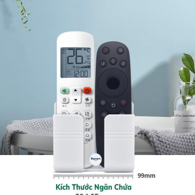Kệ Dán Tường Đa Năng Hamart Giá Để Điện Thoại Điều Khiển Remote Khay Dán Tường Tiện Lợi