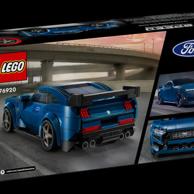 Đồ Chơi Lắp Ráp Siêu Xe Ford Mustang Dark Horse - Ford Mustang Dark Horse Sports Car - Lego Speed Champions 76920 (344 Mảnh Ghép)
