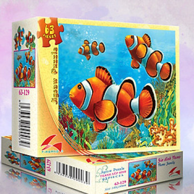 Tranh xếp hình Tia Sáng Gia đình Nemo (63 mảnh)