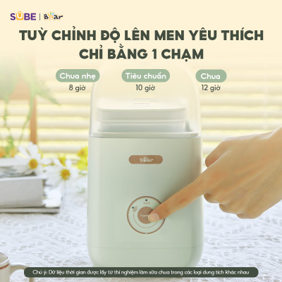 Máy làm sữa chua Bear 1L SB-SC12C 1L (12W)- Hàng chính hãng