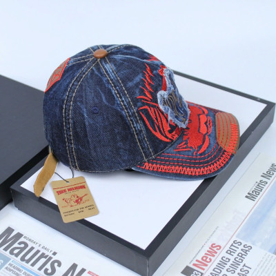 Nón nam, mũ lưỡi trai Ông Địa lửa phối vải jeans form đẹp thời trang đường phố