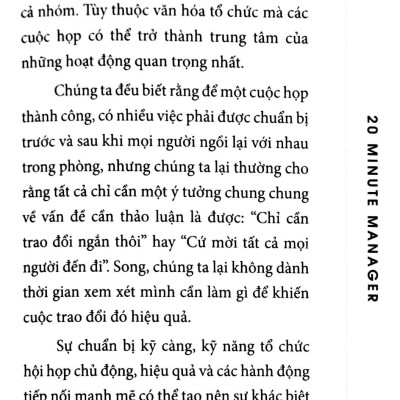 20 Phút Hội Họp Hiệu Quả (20 Minute Manager)