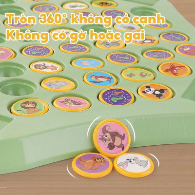Trò Chơi Bảng Lật Để Bàn Tập Trung Mẫu Huấn Luyện Trí Nhớ Cho Bé
