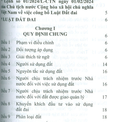 Luật Đất Đai Năm 2024