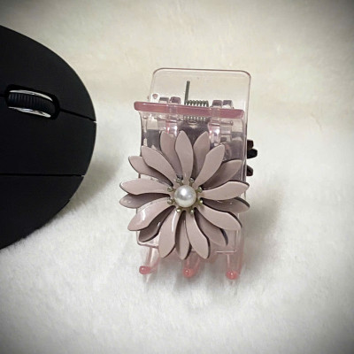 Kẹp tóc càng cua hoa cúc nhiều cánh - kẹp tóc càng cua 5 răng chất lượng cao - kẹp tóc hoa cúc cao cấp