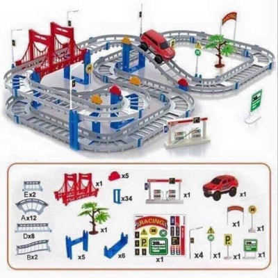Bộ đồ chơi mô hình đường đua 88 chi tiết