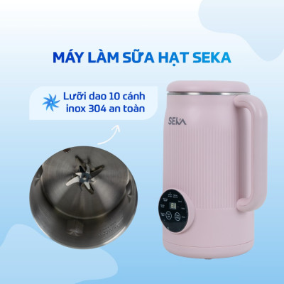 Máy làm sữa hạt mini SEKA SK320 PRO - 1.2 lít - 800W - 5 chức năng - Hàng chính hãng