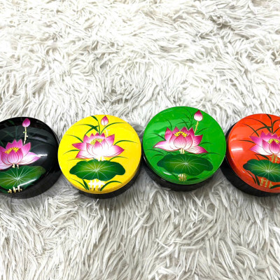 Hủ phấn nhỏ xinh xắn sơn mài đựng đồ vật nhỏ , trang sức, làm quà tặng,...