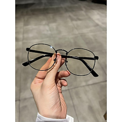 Kính Mắt tròn to kim loại nam nữ