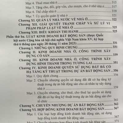 Luật đất đai, Luật nhà ở, Luật kinh doanh bất động sản (được Quốc hội khóa XV thông qua)
