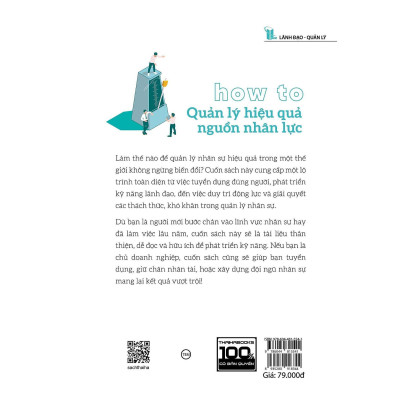 Sách - How To - Quản Lý Hiệu Quả Nguồn Nhân Lực - Thái Hà Books