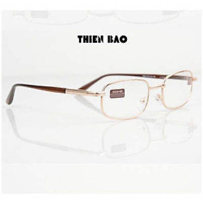 Kính lão thị, viễn thị trung niên tròng Thủy tinh chống xước KVN16  toàn viền vàng GOLD hàng đẹp Nam nữ loại I