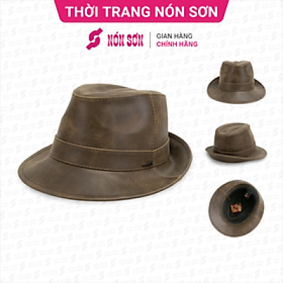 Mũ vành da cao cấp thời trang NÓN SƠN P5DA-NU1