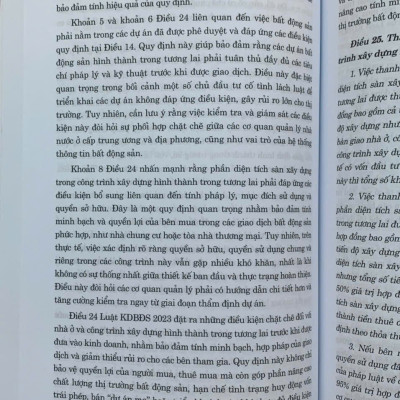Tổng luận và bình giải Luật Kinh doanh Bất động sản năm 2023 (sửa đổi, bổ sung năm 2024)