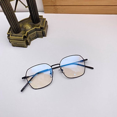Gọng Kính cận, Kính giả cận Mắt vuông kim loại tăm Hàn Quốc cho Nam và nữ + tặng tuavit Kính xinh mini đa năng