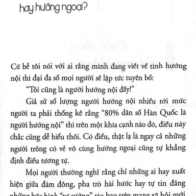 Người Hướng Nội Trong Thế Giới Hướng Ngoại