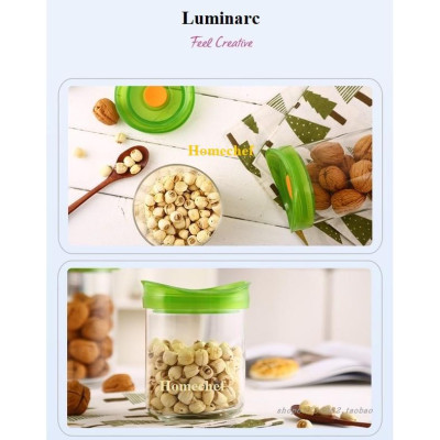 Hũ thủy tinh đựng thực phẩm Luminarc Storit 800ml - H2100, nắp kín, chống bám màu, bám mùi