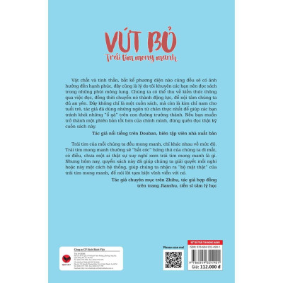 Sách - Vứt bỏ trái tim mong manh ( Bách Việt )