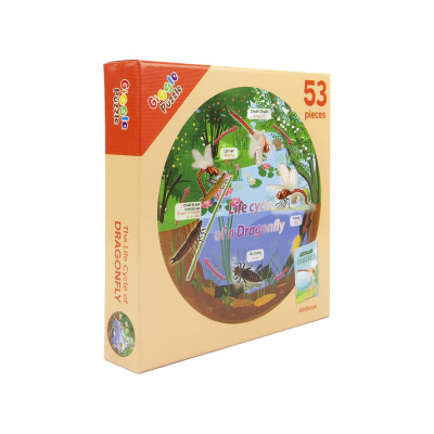 Đồ chơi xếp hình Puzzle khoa học cho trẻ 53 Miếng + Minibook - Puzzle Vòng đời cuộc sống - Giggle Puzzle