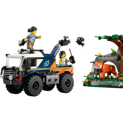 Đồ Chơi Lắp Ráp Xe Địa Hình Cứu Hộ Động Vật - Jungle Explorer Off-Road Truck - Lego City 60426 (314 Mảnh Ghép)