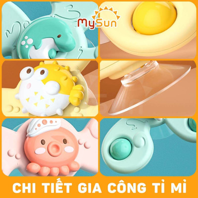 Con quay Spinner đồ chơi xoay vô cực 2 3 cánh giảm xả stress hình cá đại dương bằng nhựa giá rẻ MySun