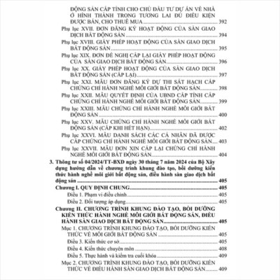 Sách Luật Kinh Doanh Bất Động Sản – Hệ thống Các Văn Bản Quy Định Chi Tiết Thi Hành (V2476T)