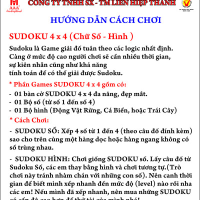 SUDOKU TRÁI CÂY