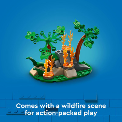 LEGO CITY 60413 Đồ chơi lắp ráp Máy bay cứu hỏa (478 chi tiết)