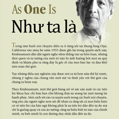 As One Is - Như Ta Là