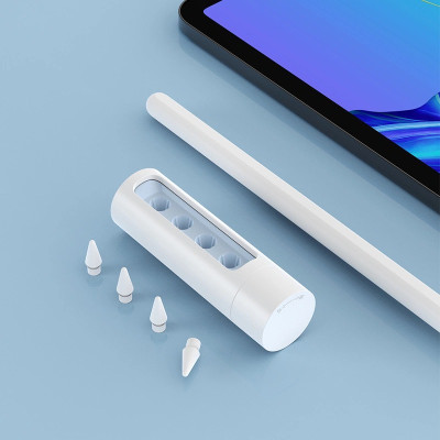 Ngòi bút thay thế Wiwu Pen Nib Organizer cho bút cảm ứng, có 4 đầu ngòi và 1 ô sắp xếp - Hàng chính hãng