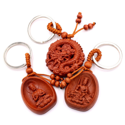Combo 3 móc khóa Đại Nhật Như Lai - Văn Thù Bồ Tát - Rồng Phong Thủy - may mắn, bình an