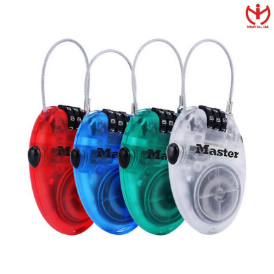 Khóa số dây cáp Master Lock 4603 D dây cáp dài 61cm dùng khóa vali hành lý