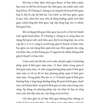 Sách - Quản Lí Thời Gian Theo Năm Màu